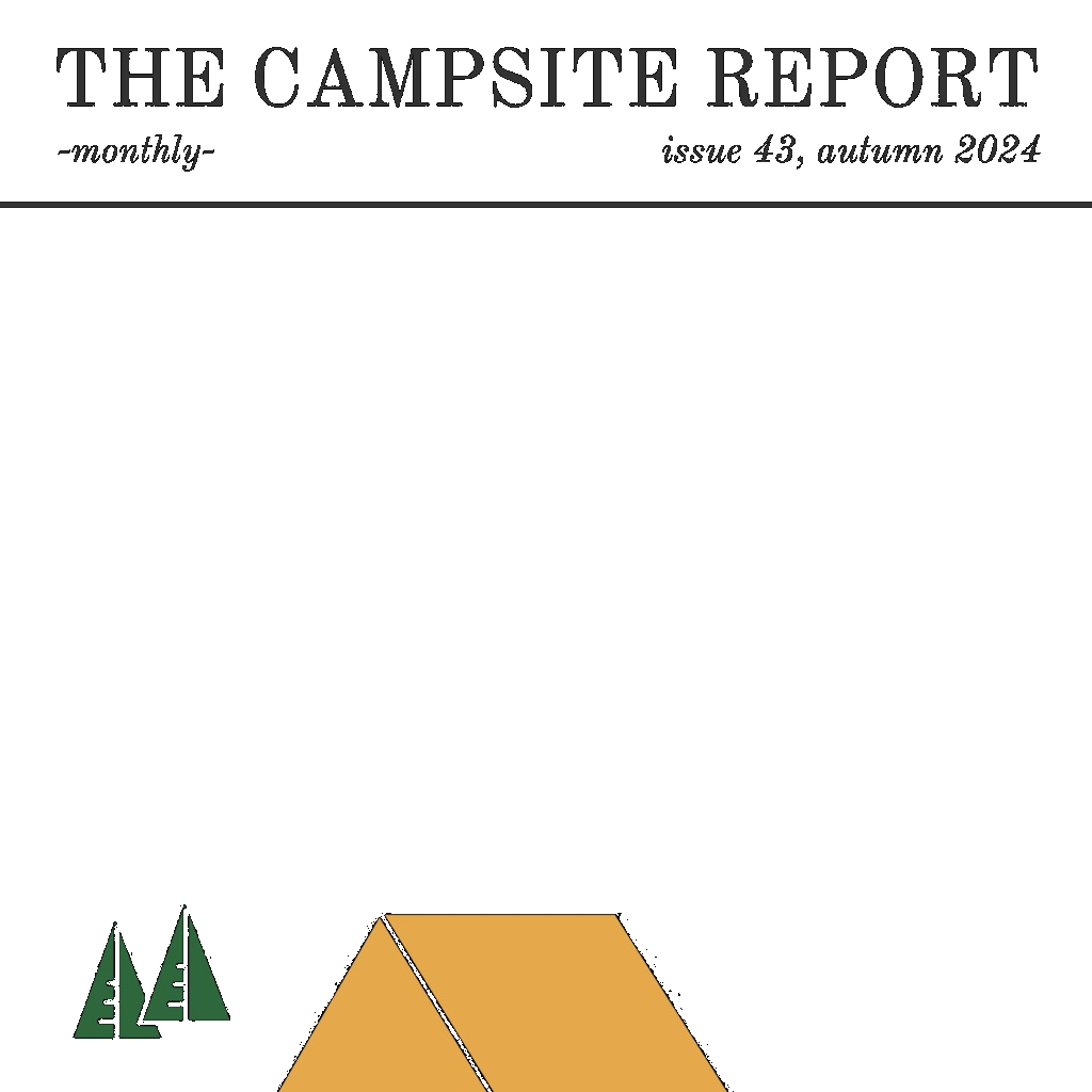 The Campsite Report — newspaper-style site